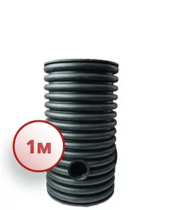 Дренажный колодец d500 h1000 с крышкой (отводы 200 мм) 1